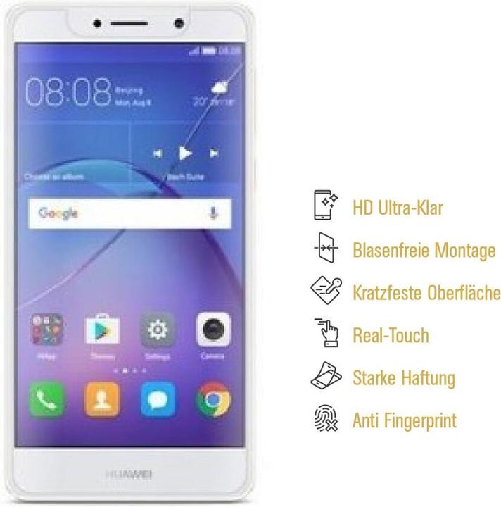 Actual product image Protectorking 3x Panzerfolie Anti-Shock HD Klar (3 Piece, Mate 9 Lite)