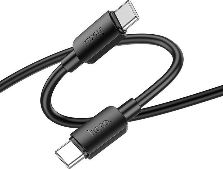 Actual product image Hoco USB-C to USB-C X96, 60W, 3A, 1m, black (1 m, USB 3.2 Gen 1, 60 W)