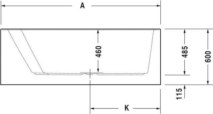 Immagine prodotto Duravit Vasca da bagno PAIOVA 1700x1300mm, 1 pendenza posteriore a sinistra bianco (225 l, 170 cm, 130 cm)