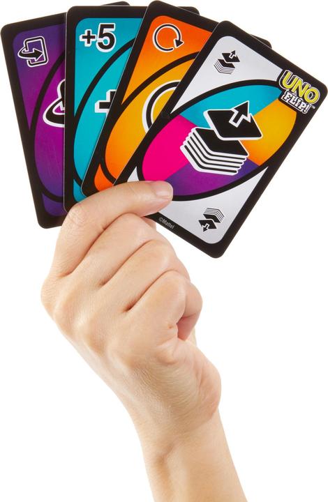 Actual product image Mattel Games Uno Flip (Multilingual)