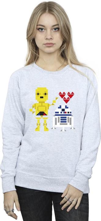Immagine prodotto Star Wars Heart Robot Felpa Donna (S)