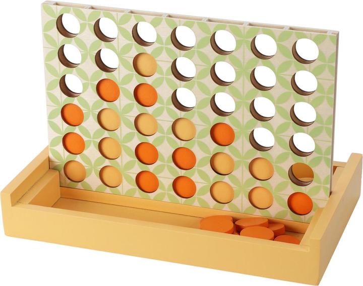 Actual product image Wooden board game "Four in a row".