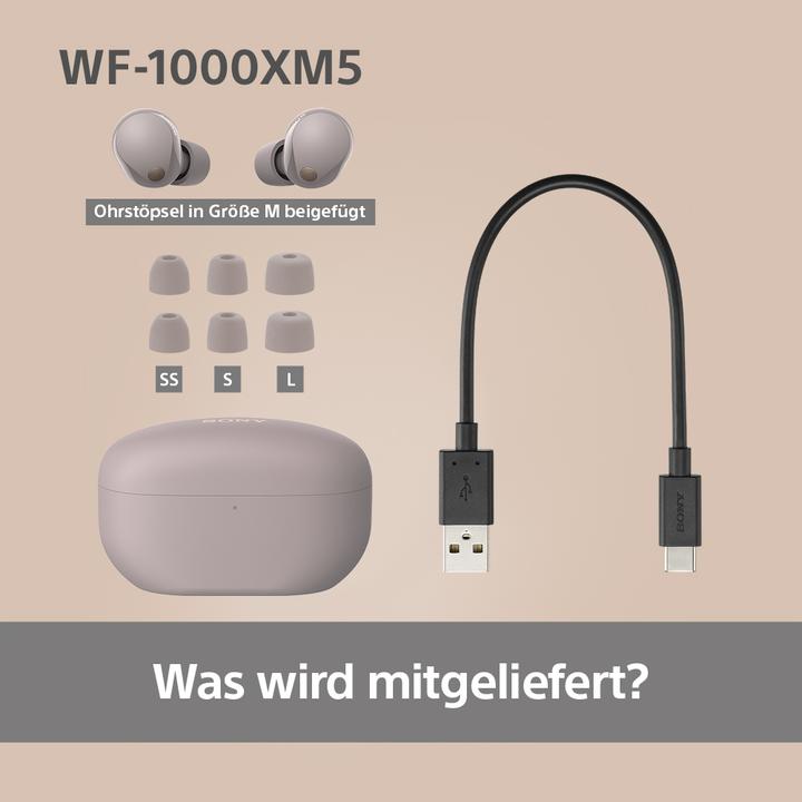 Actual product image Sony WF-1000XM5 (NC, 8 h, Wireless)