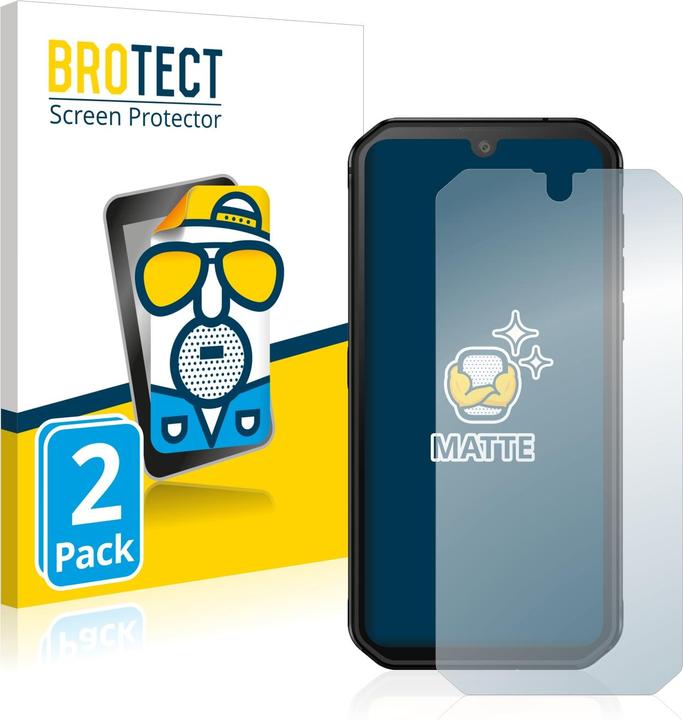 Produktbild BROTECT Entspiegelungs-Schutzfolie Displayschutz Matt (2 Stück, Blackview BV9900E)