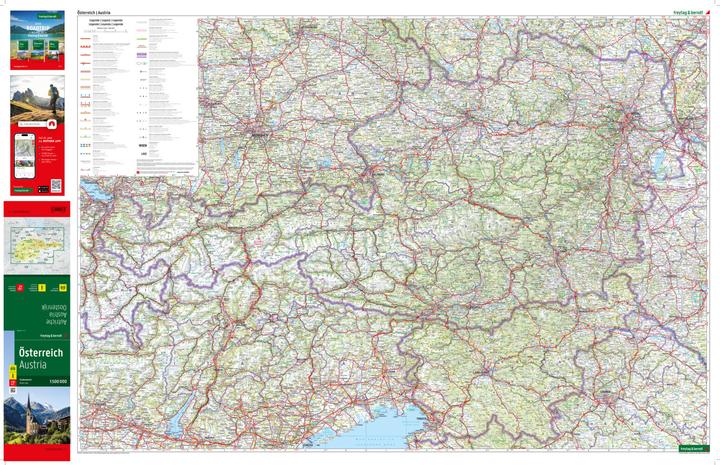 Produktbild Österreich, Strassenkarte 1:500.000, freytag & berndt