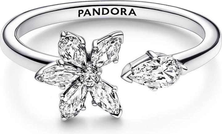 Produktbild Pandora Funkelndes Herbarium Cluster Offener Ring (58, 925 Silber)