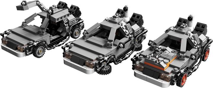 Actual product image LEGO Cuusoo DeLorean time machine (21103, LEGO Ideas)