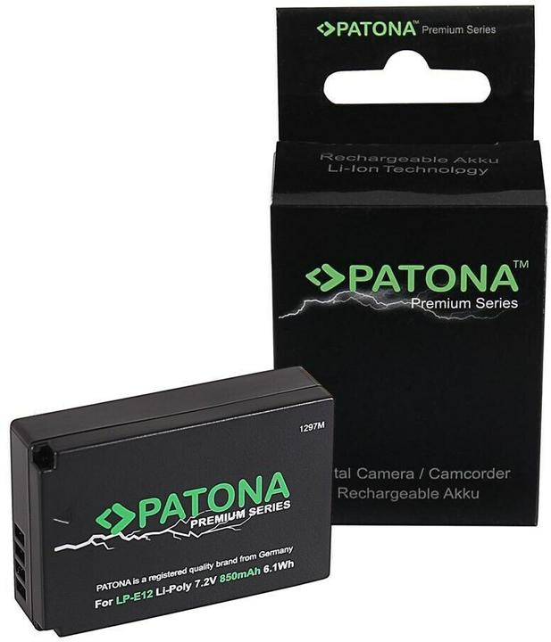 Produktbild Patona Akku LP-E12, 850 mAh / 7.2V (Kamera Akku)