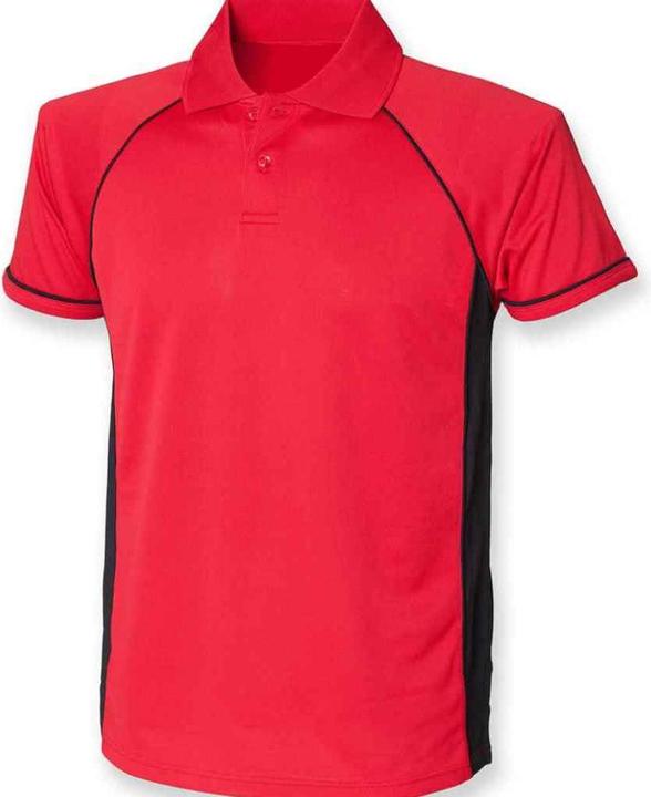 Finden & Hales Poloshirt Kontrasteinsatz