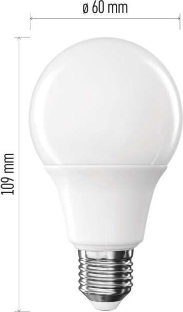 Immagine prodotto Emos LED Lampe Classic A60 / E27 / 9,5 W (75 W) / 1055 lm / Neutral Weiss (E27, 9.50 W, 1055 lm, 1 x, E)