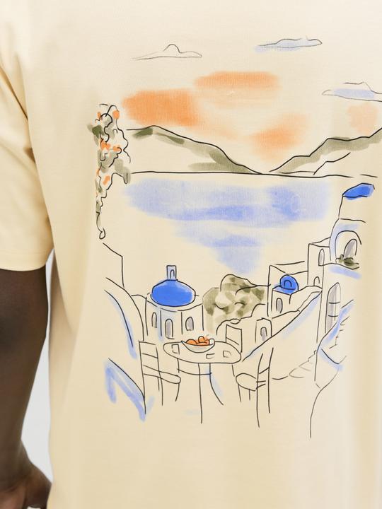 Actual product image Jack & Jones Gedruckt Rundhalsausschnitt T-shirt T-shirt (XXL)