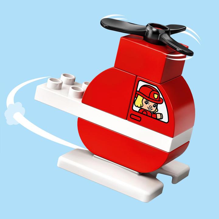 Image du produit LEGO Mon premier hélicoptère de pompiers et ma première voiture de police... (10957)