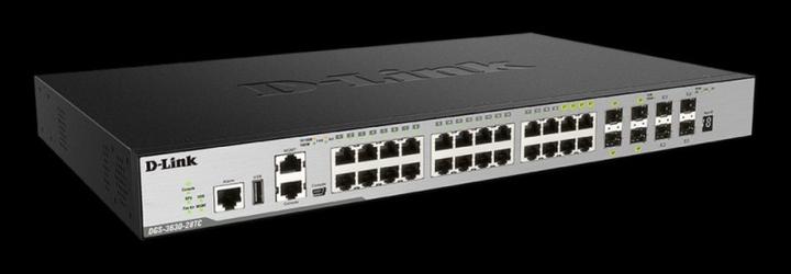 Actual product image D-Link 28-PORT LAYER 3 GB STACK SWITC (20 Ports)
