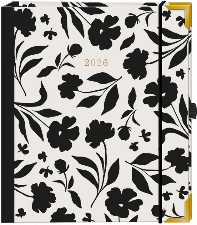 Terminplaner A5 Premium 2026 Blumen (Deutsch)