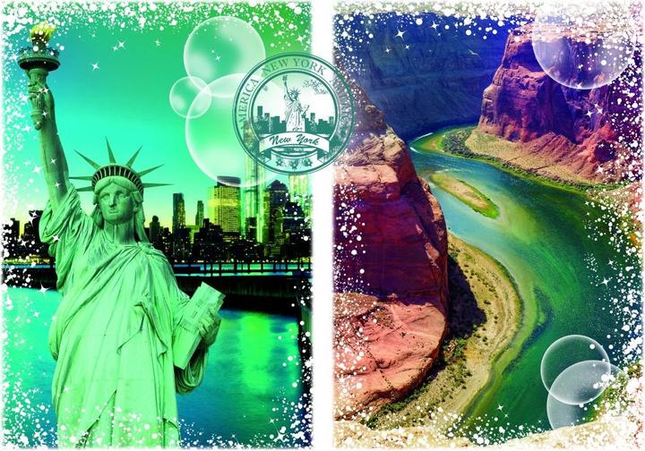 Actual product image Grafika Puzzle Around the world: the United States of America 2000 pieces (2000 pieces)