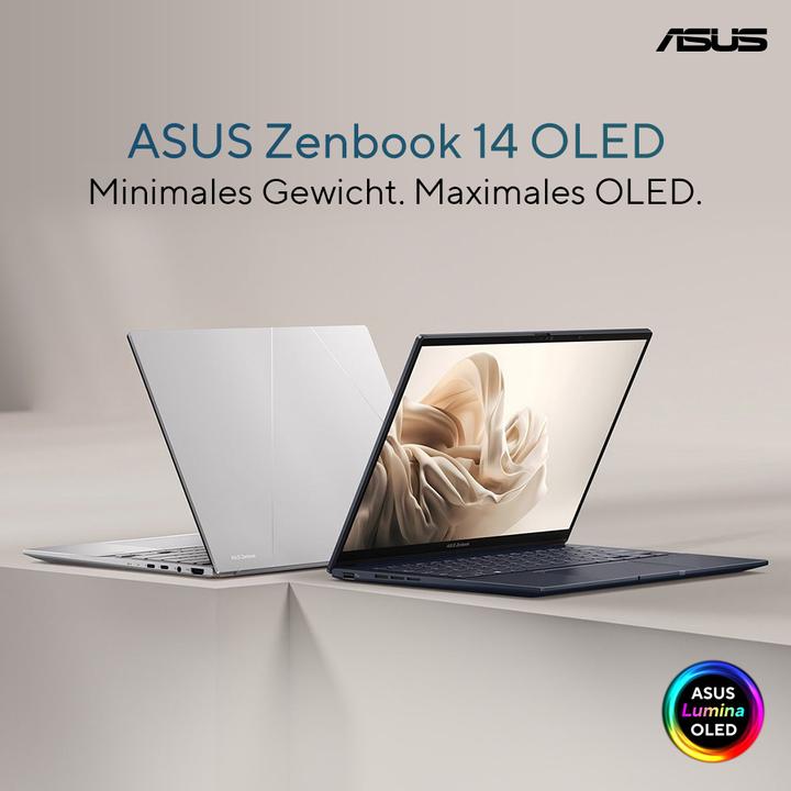 Actual product image ASUS Zenbook 14 OLED (14", Intel Core Ultra 9 185H, 32 GB, 1000 GB, CH)