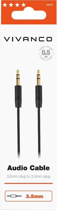 Actual product image Vivanco 3.5 mm audio connection (1 m, 3.5mm jack (AUX))