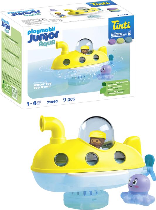 Actual product image Playmobil 71440 Playm. 1.2.3 AQUA & Tinti: Colourful submarine (71440, Playmobil 1.2.3)