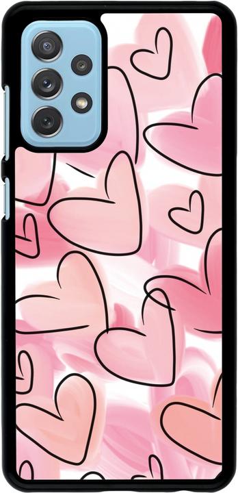 Produktbild PhoneLook Hülle Easter 2023 pink hearts (Samsung Galaxy A72)