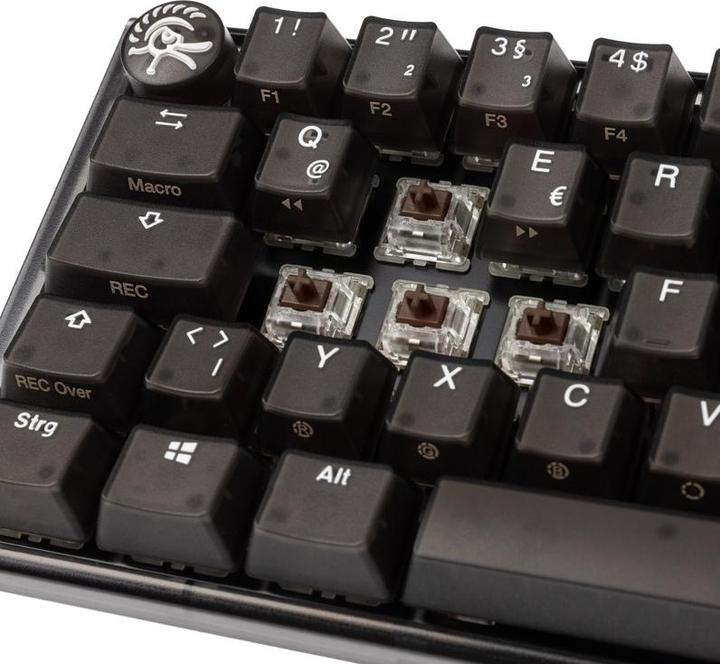 Actual product image Ducky One 3 Aura Black SF Gaming Keyboard, RGB LED - MX-Brown (DE, Cable)