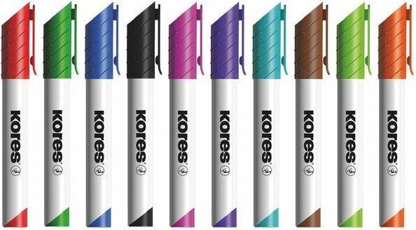 Produktbild Kores Whiteboard-Marker "K MARKER", Rundspitze, braun (Braun, 3 mm, 1 x)
