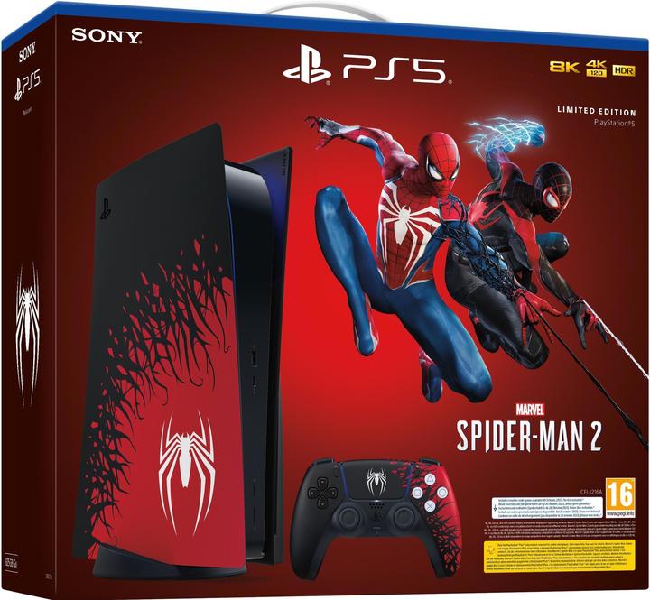 Actual product image Sony PlayStation 5 Console - Marvel's Spider-Man 2 Limited Edition Bundle