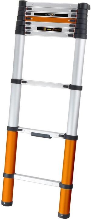 Image du produit Batavia Echelle télescopique 2.93m - Softclose & Anti -slip - Giraffe Air - Convient pour l'intérieur et l'e (Échelle télescopique, 293 cm)