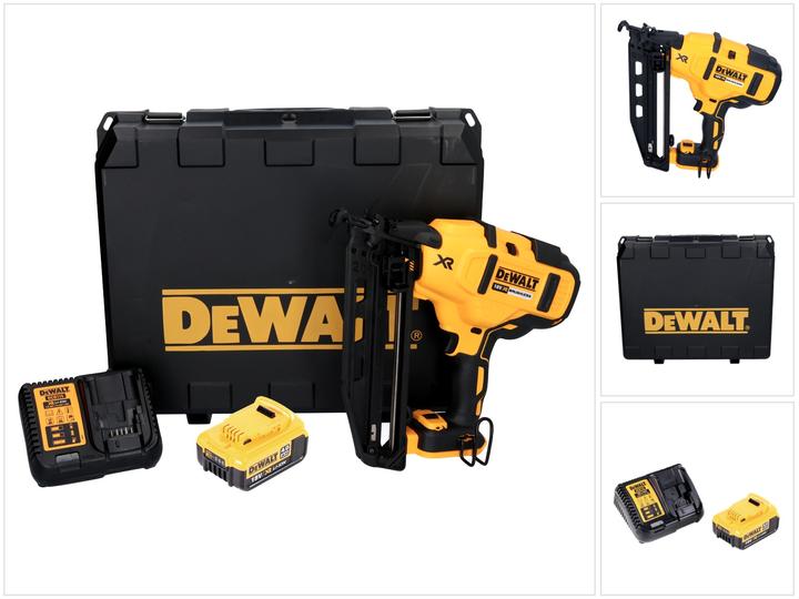 Immagine prodotto DeWalt Chiodatrice a batteria DCN 660 M1 18V 32-63 mm Brushless + 1x batteria 4,0 Ah + caricatore +