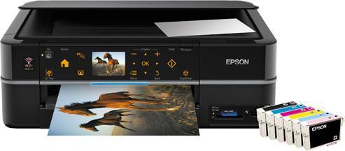 Actual product image Epson Stylus PX720WD, all-in-one, touchscreen, WLAN (Ink, Colour)