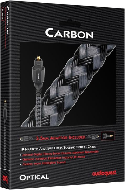 Actual product image Audioquest Carbon Optical 0,75m - Optical cable (0.75 m, Optical)