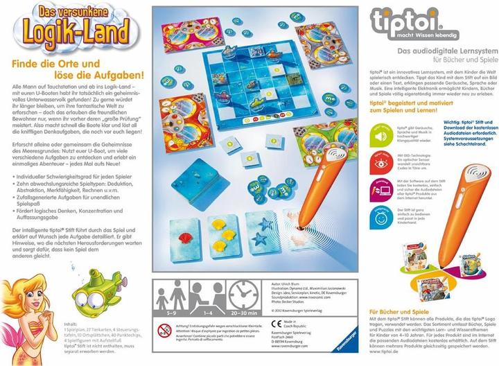 Actual product image tiptoi The sunken land of logic