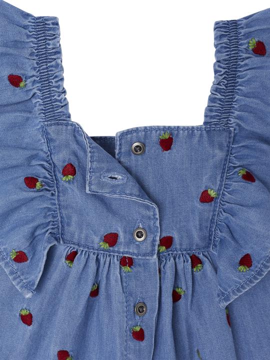Immagine prodotto Vertbaudet Baby Kurzoverall aus luftigem Denim (92)