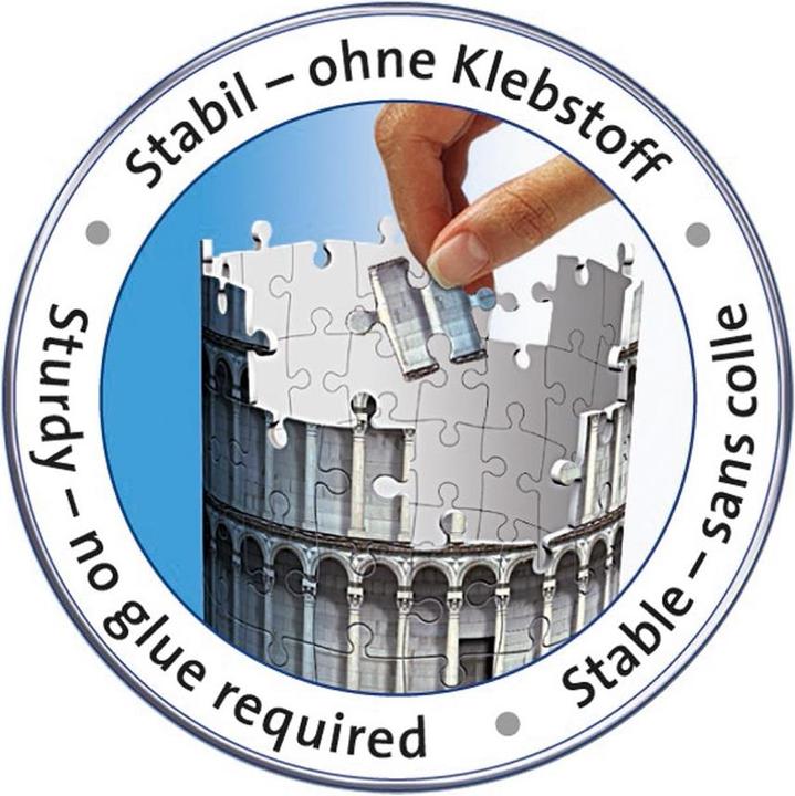 Actual product image Ravensburger 3D Leaning Tower (216 pieces)
