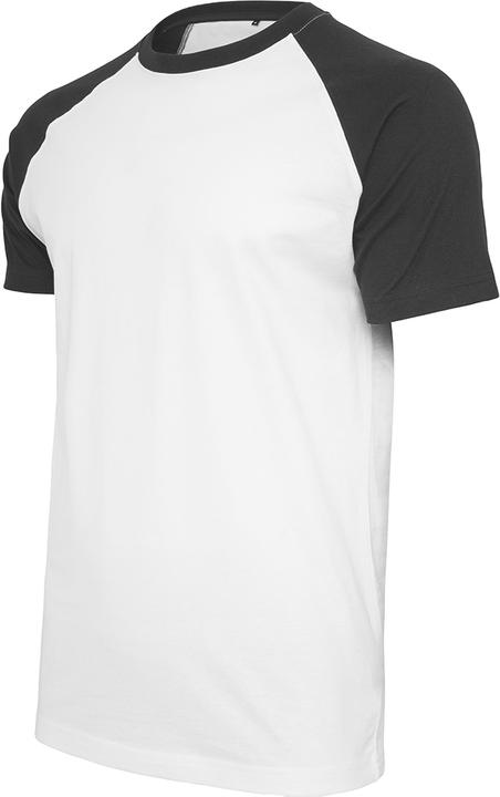 Actual product image Build Your Brand Raglan contrast short sleeve tshirt (S)