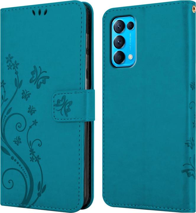 Actual product image Cadorabo Flower Book cover (Oppo Find X3 Lite)