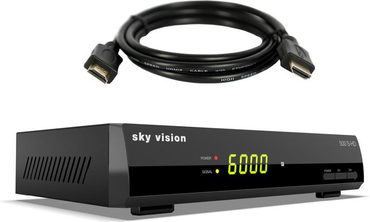 Produktbild Sky Vision 500 S-HD Sat-Receiver mit HDMI-Kabel