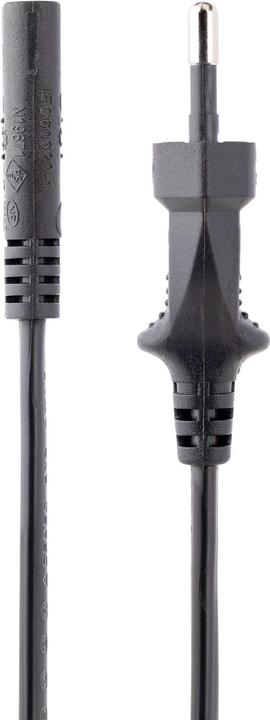 Image du produit StarTech com 752E-2M-POWER-LEAD, 2 m, CEE7/16, Coupleur C7, H03VVH2-F, 250 V, 2.5 A (2 m)