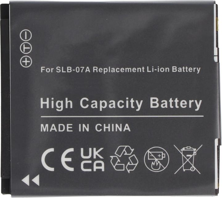 Actual product image Samsung Akku SLB-07A, SLB07A, PL150, ST50, TL100 (Camera battery)