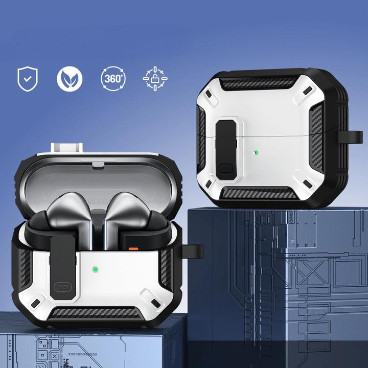 Produktbild Cover-Discount Galaxy Buds3 / Buds3 Pro - Armor Schutzhülle mit Karabiner (Kopfhörer Hülle)