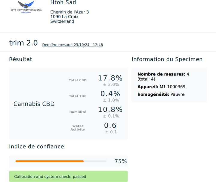 Image du produit Paradise Weed Paradise Weeds Trim 2.0 15g (21.70 g, Intérieur)