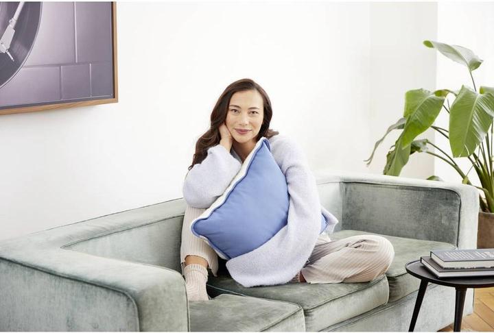 Actual product image Medisana HC 150 Interior Cushion Line blue (40 x 40 cm)