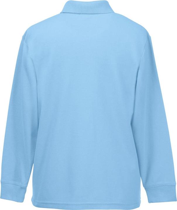 Actual product image Fruit of the Loom Polo shirt long sleeve (128)