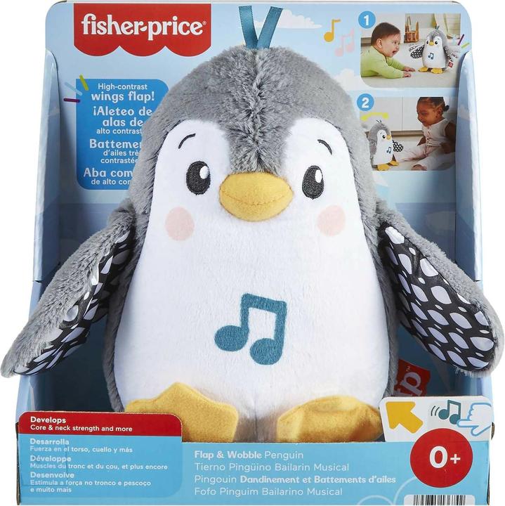 Image du produit Fisher-Price Peluche musicale Manchot Culbuto (20.32 cm)