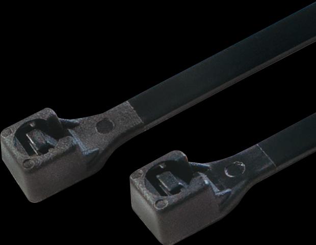 Actual product image LogiLink Cable tie 100 pieces, length: 400 mm, thickness: 4,4 mm, black (Plastic cable ties, 400 mm, 100 pcs.)
