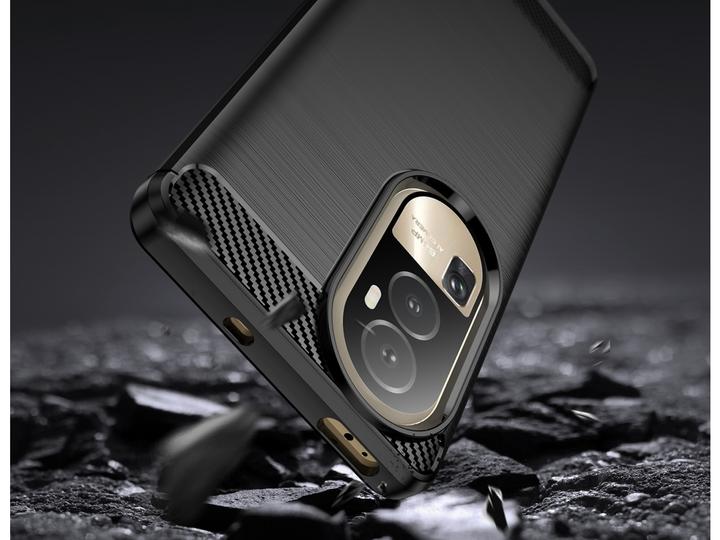 Actual product image Screenguard Oppo Reno10 Pro 5G Hull Carbon Brushed Soft TPU (Oppo Reno 10 Pro)