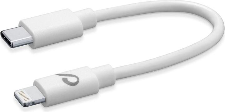 Image du produit Cellularline Power Cable 15cm - USB-C to Lightning (0.15 m, USB 3.2 Gen 1)