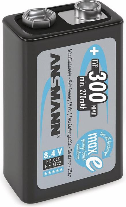 Produktbild Ansmann E-Block (1 Stk., 9V Block, 270 mAh)