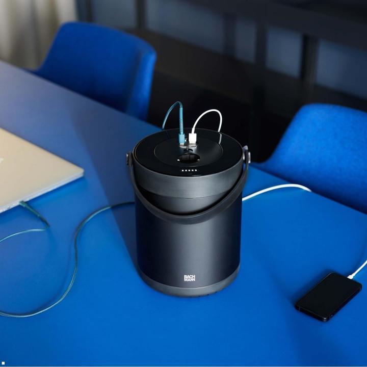 Actual product image Bachmann mov:e power unit 1xcee7/3 2xusb a/c220w alu black (5 x, CEE 7/3, USB-C, USB-A, 1.50 m)