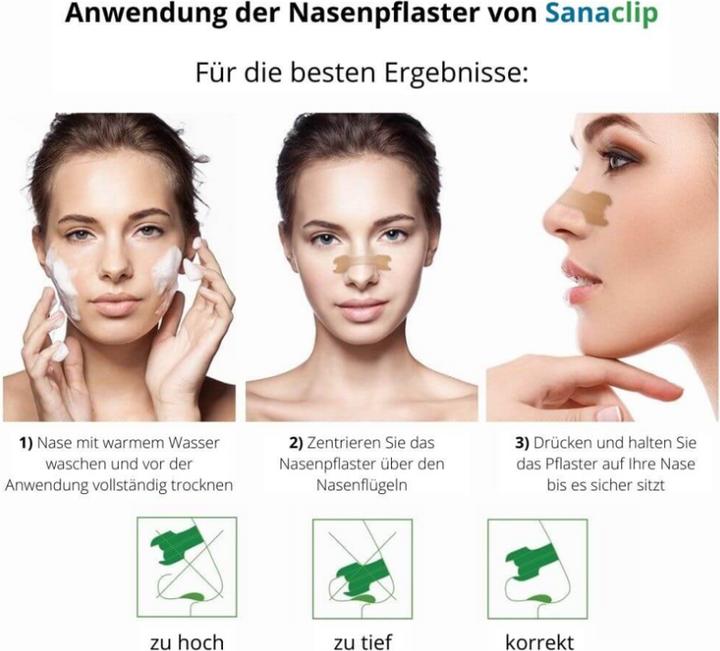 Immagine prodotto Sanaclip Nasenpflaster gegen Schnarchen (1 Stk)