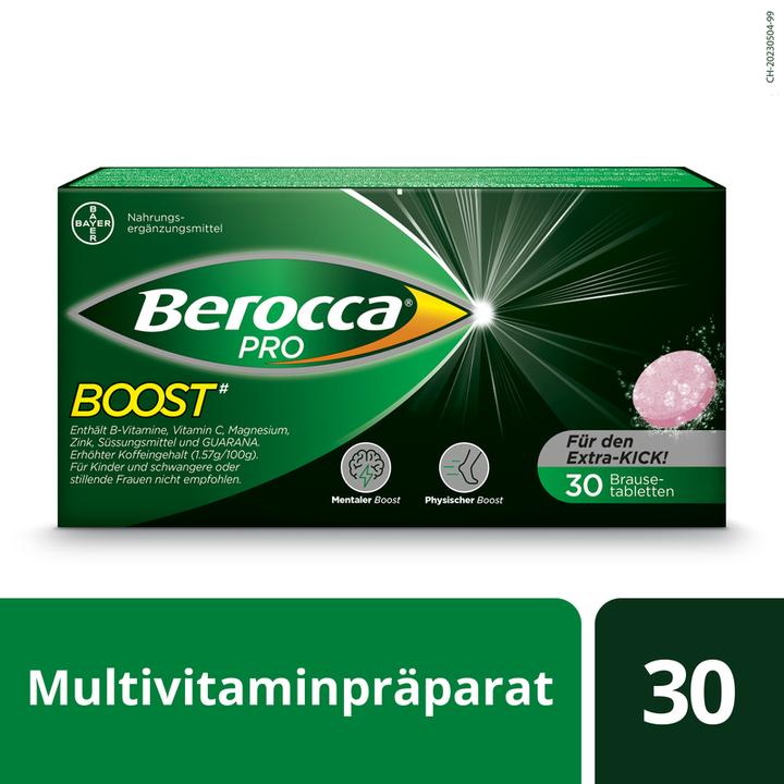 Produktbild Berocca PRO Pro Boost (30 Stück, Brausetablette, 195 g)